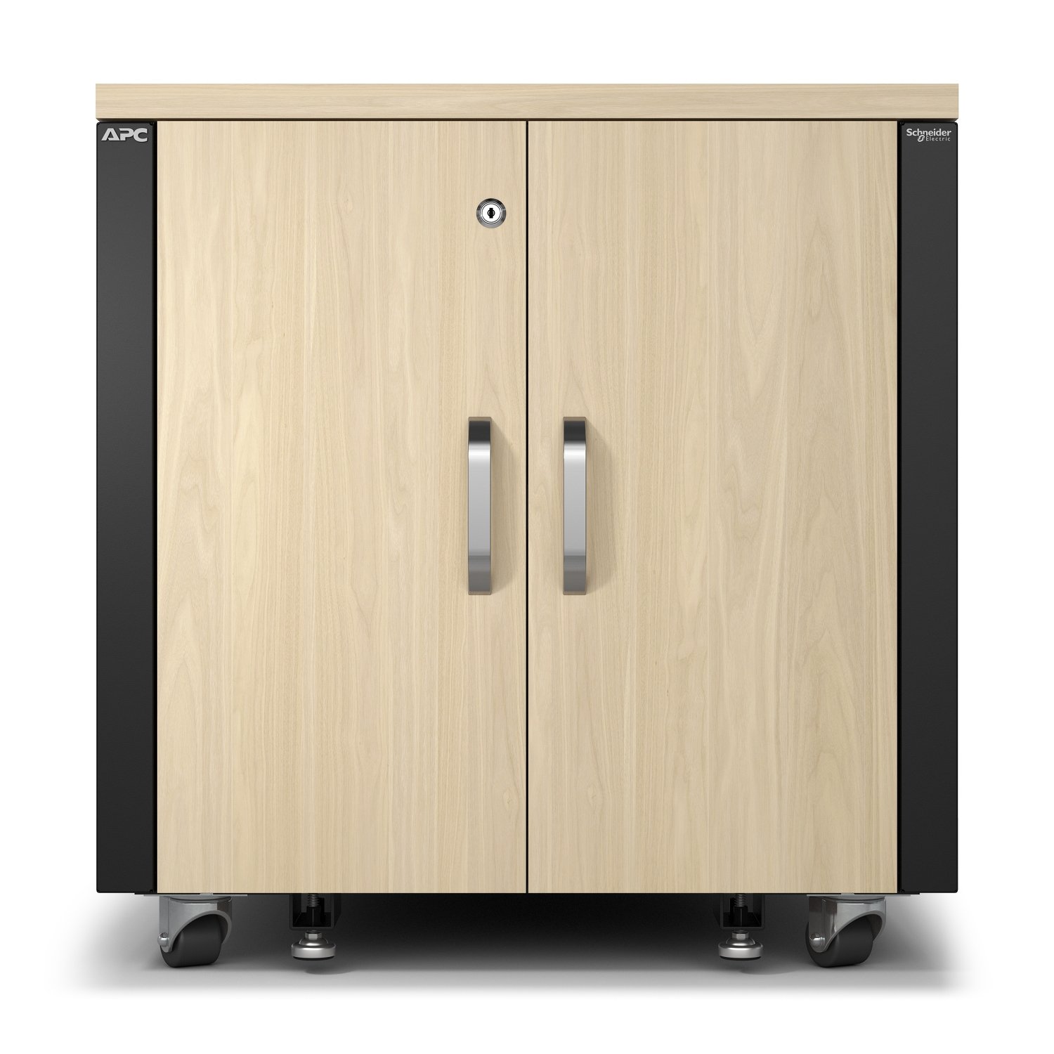 APC by Schneider Electric NetShelter Soundproof, 12U, Server Rack Enclosure, Maple AR4012A