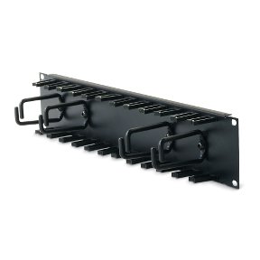 APC by Schneider Electric Horizontal Cable Organizer 2U w/cable fingers AR8427A