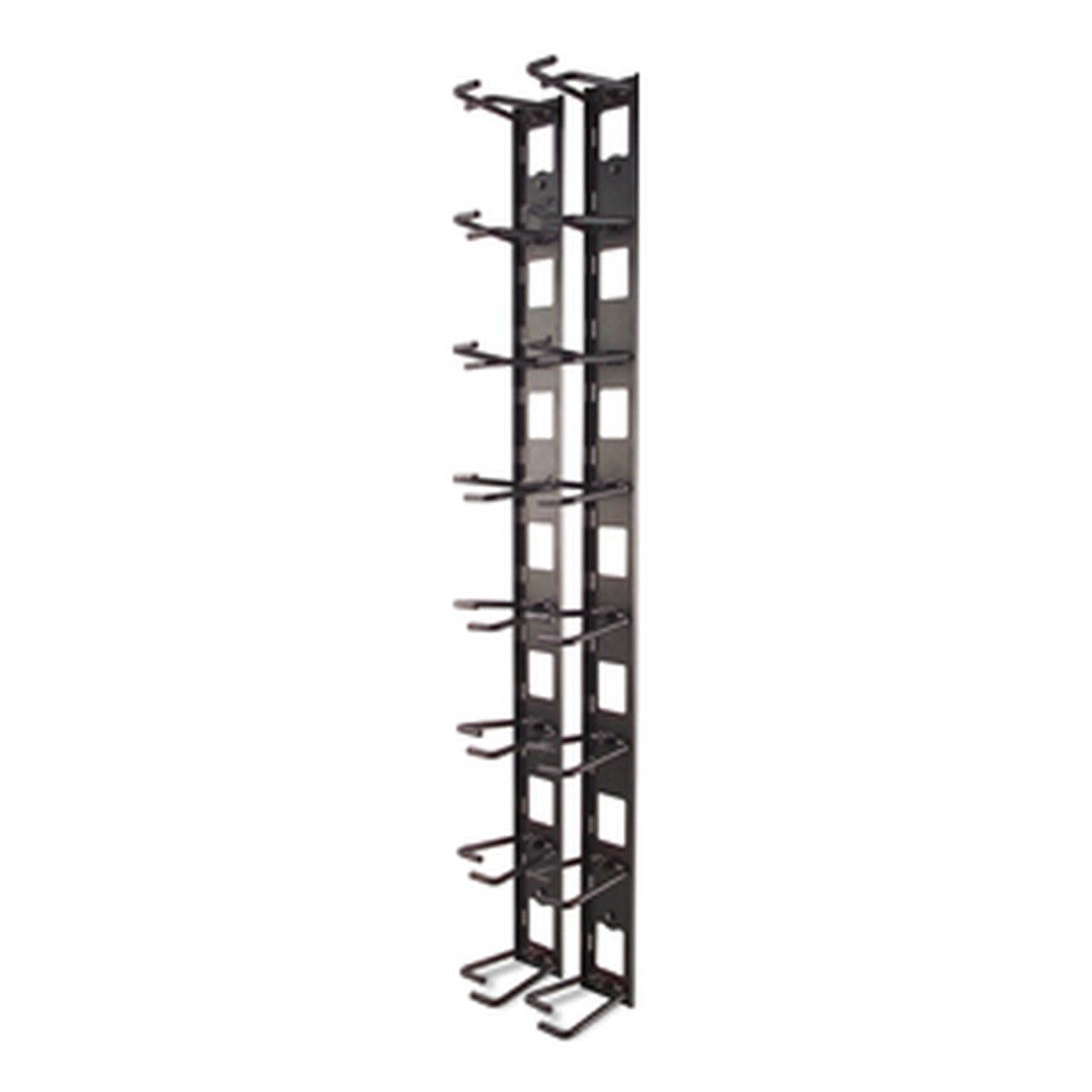 APC by Schneider Electric NetShelter Cable Management, Vertical Manager, Rings, Set of 8, Black, 55 AR8442