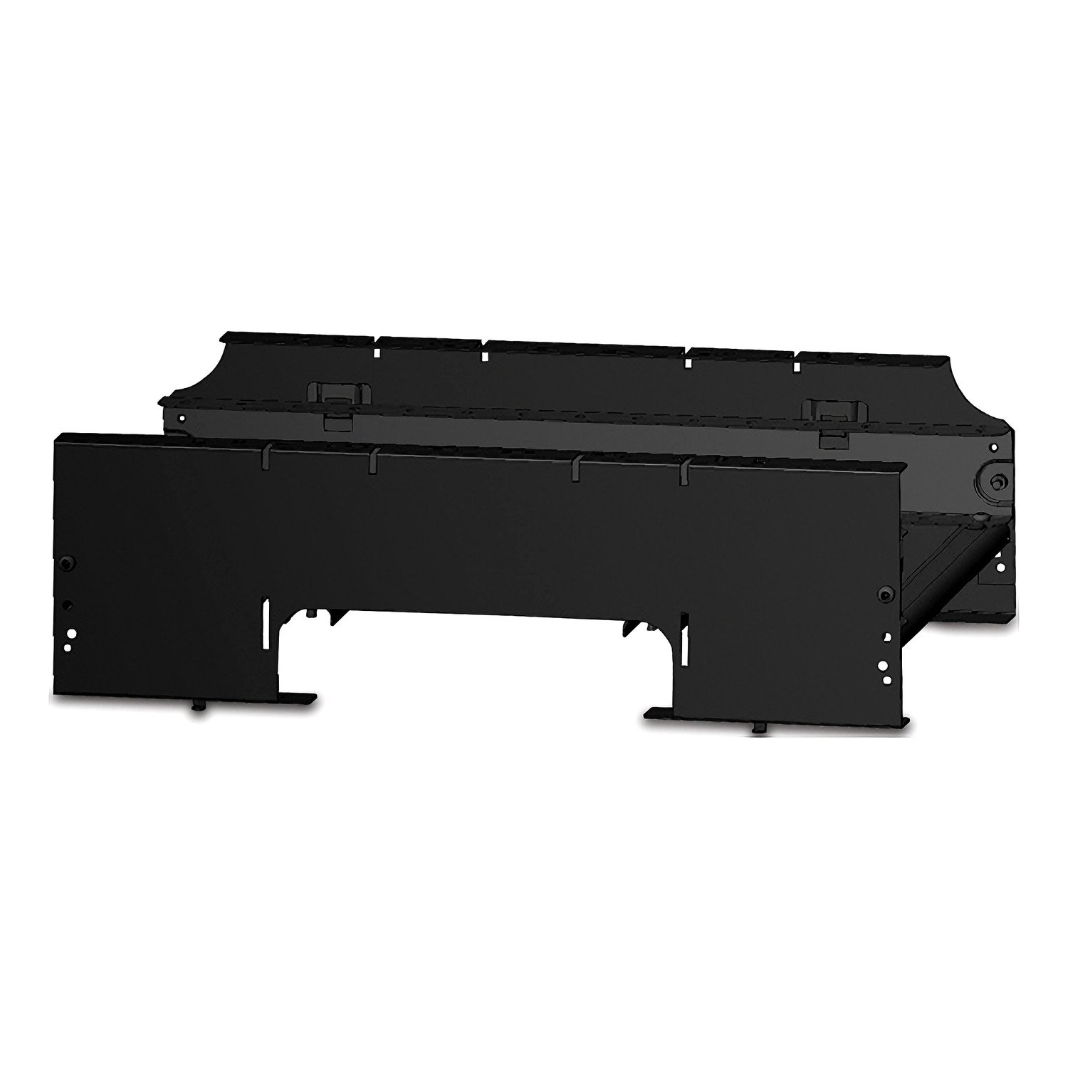 APC by Schneider Electric NetShelter Cable Management, Trough, Open Bottom, Black, 597 x 191.4 AR8560