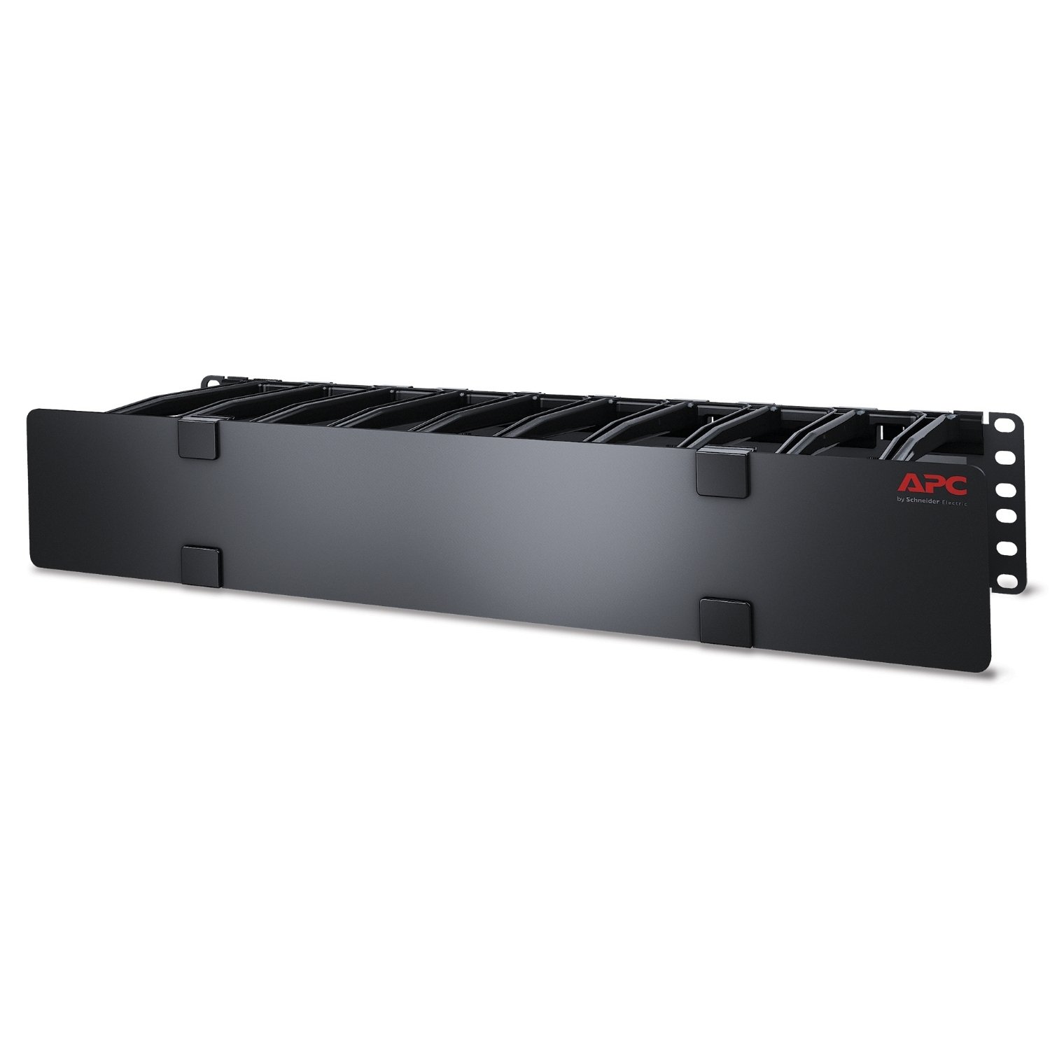 APC by Schneider Electric NetShelter Cable Management, Horizontal Manager, 2U, with Tie, Single AR8603A