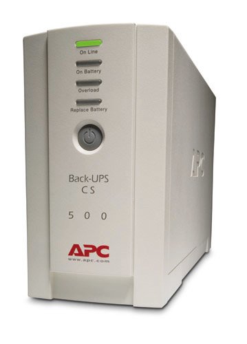 APC by Schneider Electric Back-UPS, 500VA/300W, Tower, 230V, 4x IEC C13 Outlets , User Replaceable BK500EI