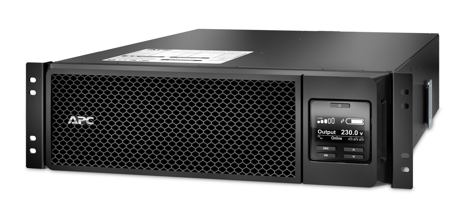 APC by Schneider Electric Smart-UPS On-Line SRT5KRMXLI - 5000VA, 6x C13, 4x C19 output, rack