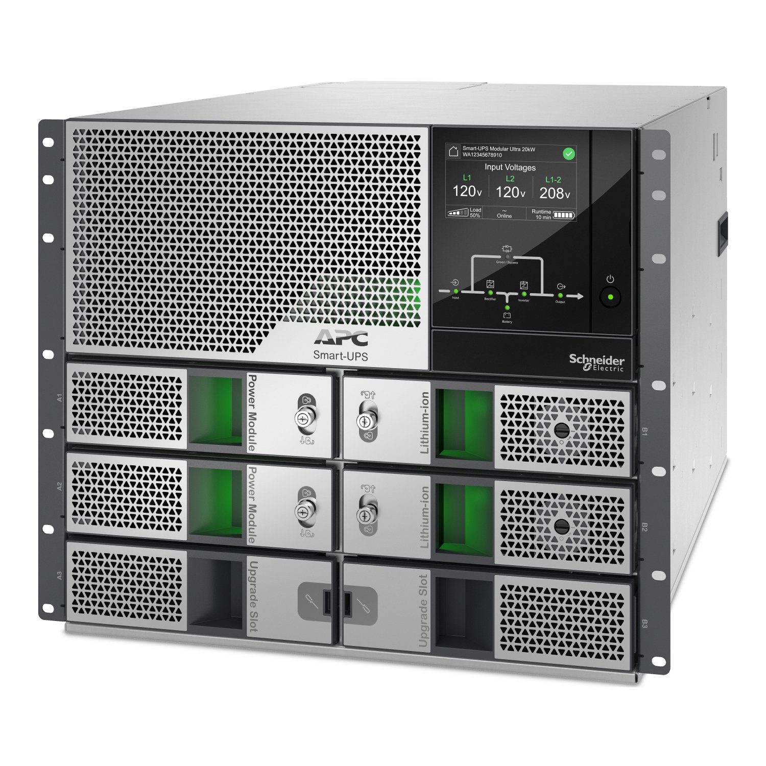 APC by Schneider Electric SRYL10K15RMXLT uninterruptible power supply (UPS) Double-conversion