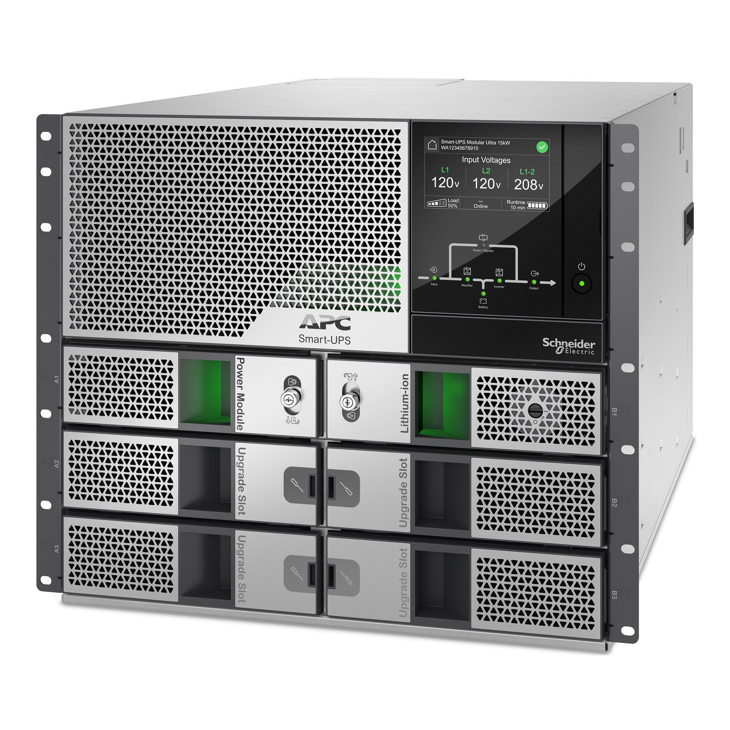 APC by Schneider Electric SRYL5K15RMXLT uninterruptible power supply (UPS) Double-conversion