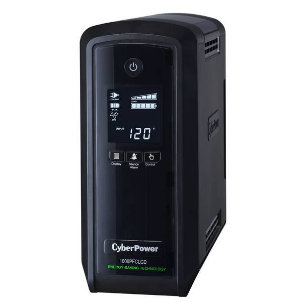 Cyberpower Canada CP1000PFCLCD uninterruptible power supply (UPS) Line-Interactive 1 kVA 600 W 10