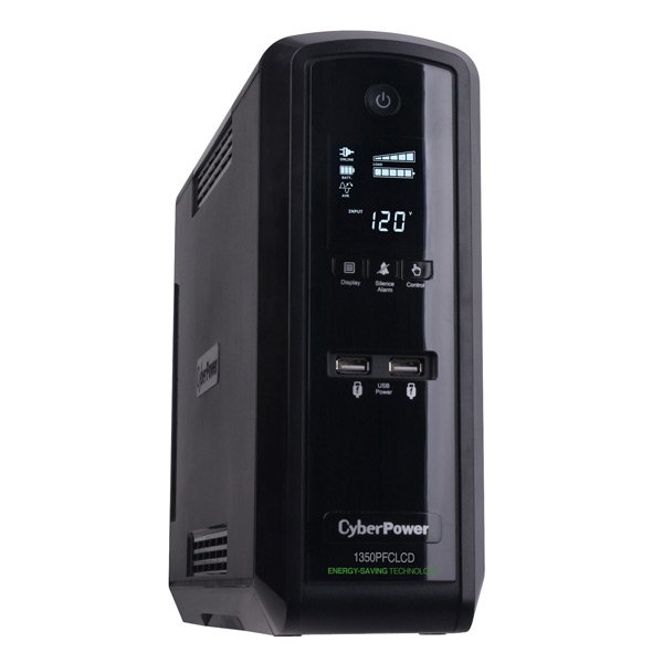 Cyberpower Canada CP1350PFCLCD uninterruptible power supply (UPS) Line-Interactive 1.35 kVA 810 W