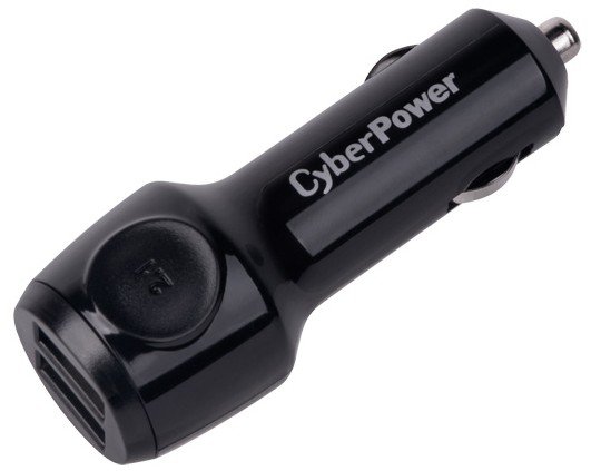 Cyberpower Canada CPTDC2U mobile device charger phone, MP3, MP4, PDA, Tablet Black Cigar lighter