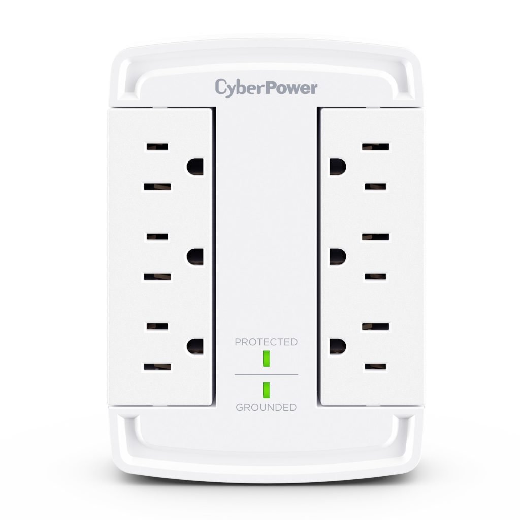 Cyberpower Canada CSB6WS surge protector White 6 AC outlet(s) 125 V 1.8 m
