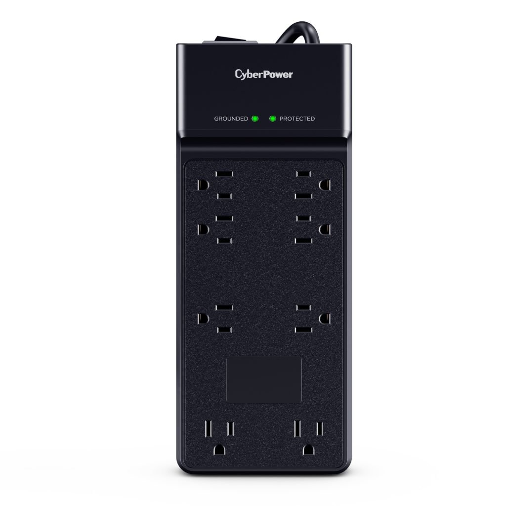Cyberpower Canada CSB806R1 surge protector Black 8 AC outlet(s) 125 V 1.8 m