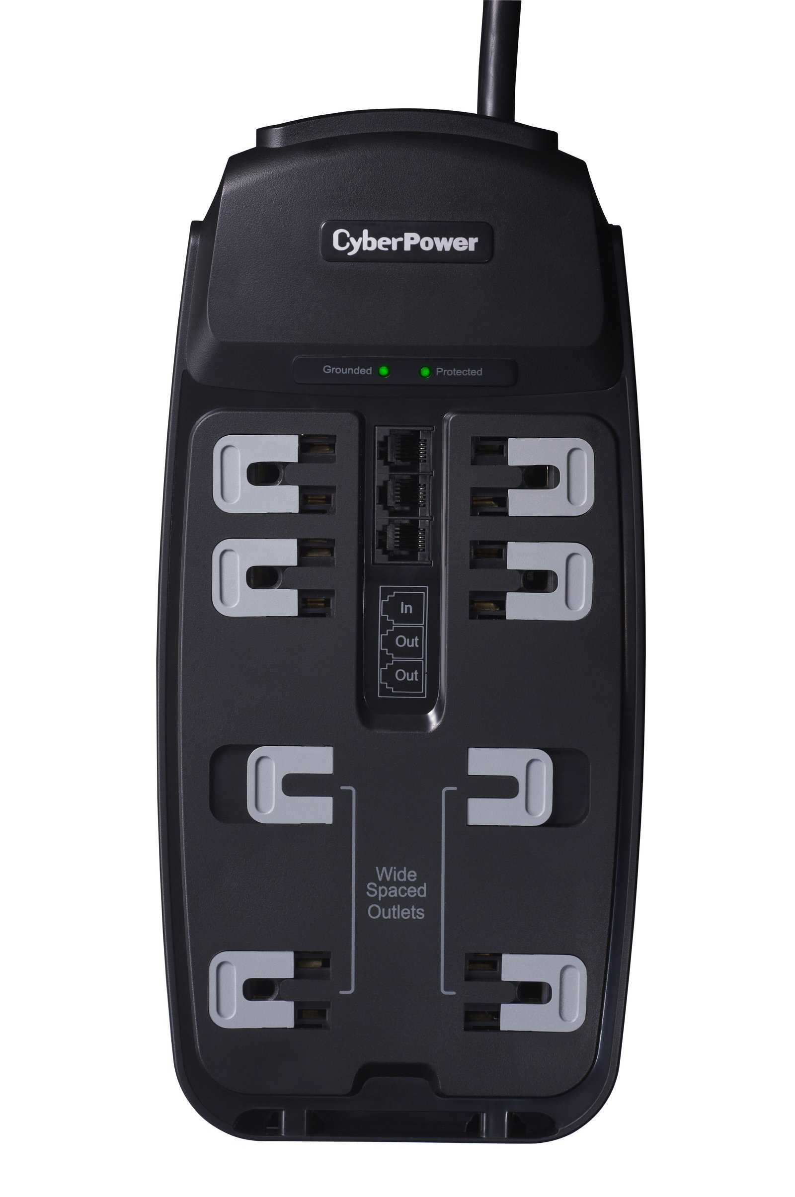 Cyberpower Canada CSP806T surge protector Black 8 AC outlet(s) 125 V 1.8 m