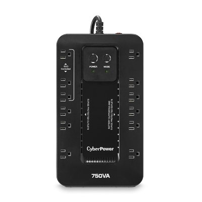 Cyberpower Canada EC750GTAA uninterruptible power supply (UPS) Standby (Offline) 0.75 kVA 450 W 12
