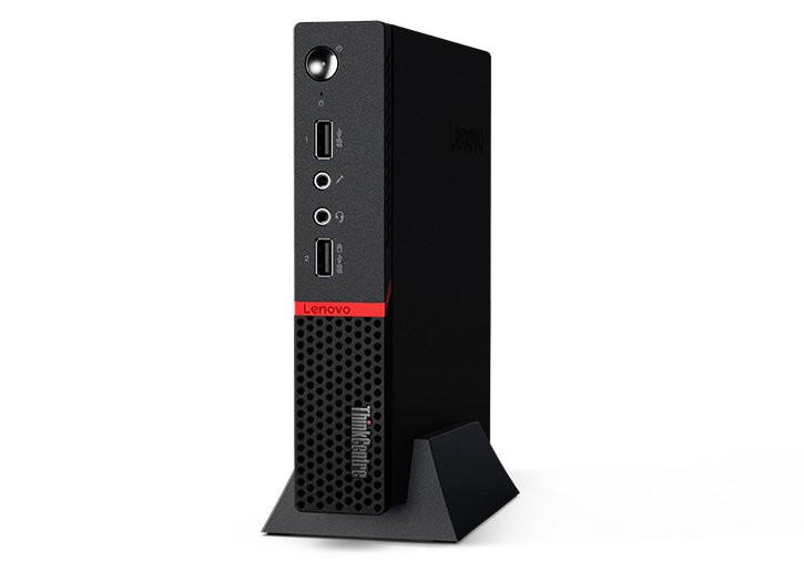 Lenovo ThinkCentre M715 AMD PRO A6 A6-8570E 4 GB DDR4-SDRAM 32 SSD LeTOS Mini PC Black 10VL0003US