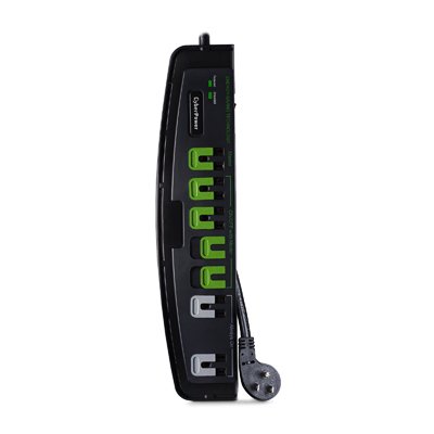 Cyberpower Canada P705G surge protector Black 7 AC outlet(s) 125 V 1.5 m