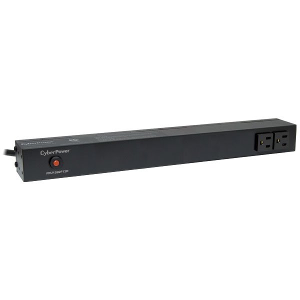 Cyberpower Canada PDU15B2F12R power distribution unit (PDU) 14 AC outlet(s) 1U Black