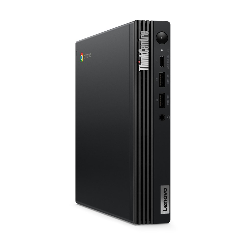 Lenovo ThinkCentre M60q Chromebox Intel® Celeron® 7305 4 GB DDR4-SDRAM 64 eMMC ChromeOS Mini PC 12C60006US
