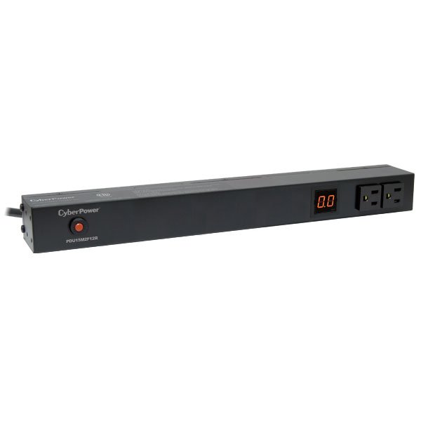 Cyberpower Canada PDU15M2F12R power distribution unit (PDU) 14 AC outlet(s) 1U Black
