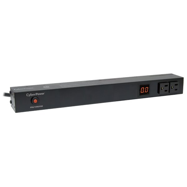 Cyberpower Canada PDU15M2F8R power distribution unit (PDU) 10 AC outlet(s) 1U Black