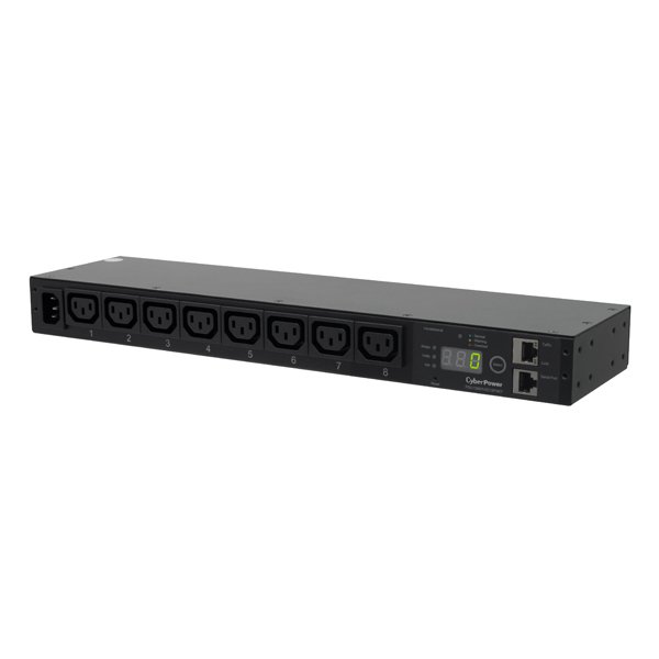 Cyberpower Canada PDU15MHVIEC8FNET power distribution unit (PDU) 8 AC outlet(s) 1U Black