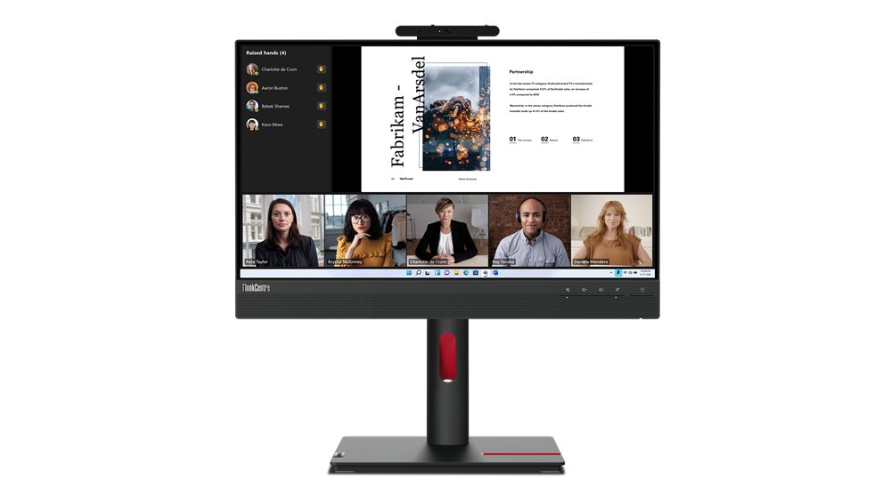 Lenovo ThinkCentre Tiny-In-One 22 computer monitor 54.6 cm (21.5") 1920 x 1080 pixels Full HD LED 12N8GAR1US