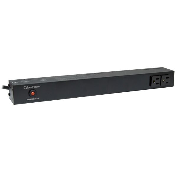 Cyberpower Canada PDU15B2F8R power distribution unit (PDU) 10 AC outlet(s) 1U Black PDU20MT2F10R