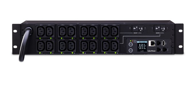 Cyberpower Canada PDU81007 power distribution unit (PDU) 16 AC outlet(s) 2U Black