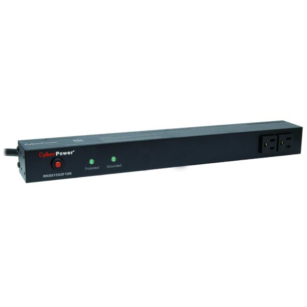 Cyberpower Canada RKBS15S2F10R surge protector Black 12 AC outlet(s) 120 V 4.57 m PR2200ELCDRTXL2U