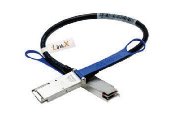 Lenovo 0.75m Mellanox QSFP Passive DAC InfiniBand/fibre optic cable Black, Blue 00KF002