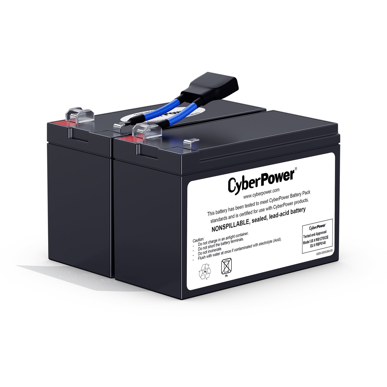 Cyberpower Canada RB1270X2E UPS battery Sealed Lead Acid (VRLA) 12 V 7 Ah