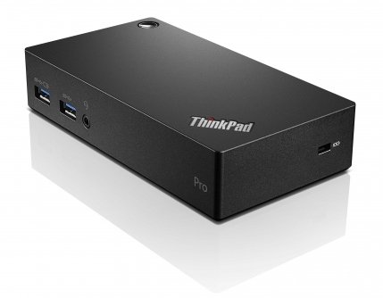Lenovo ThinkPad USB 3.0 Pro Dock Wired 3.2 Gen 1 (3.1 Type-A Black 40A70045US
