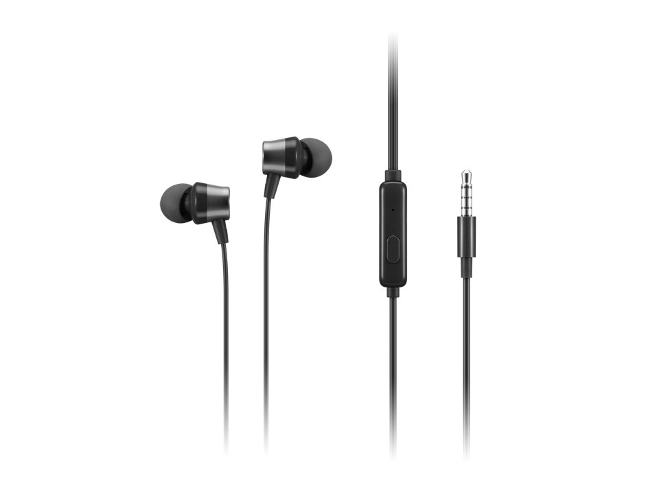 Lenovo Canada 4XD1J77352 headphones/headset Wired In-ear Office/Call center Black