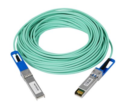 NETGEAR AXC7620 InfiniBand/fibre optic cable 20 m SFP+ Turquoise AXC7620-10000S