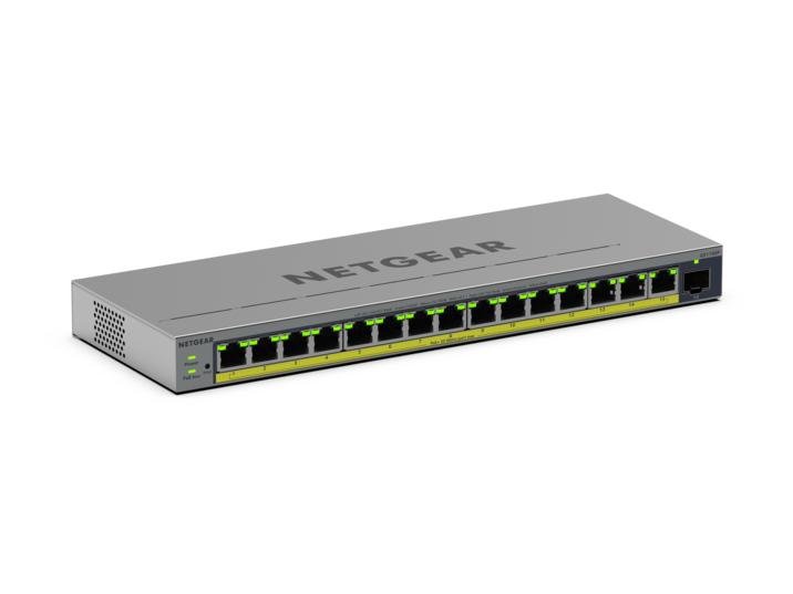 NETGEAR GS116EP Managed L2/L3 Gigabit Ethernet (10/100/1000) Power over (PoE) Grey GS116EP-100NAS