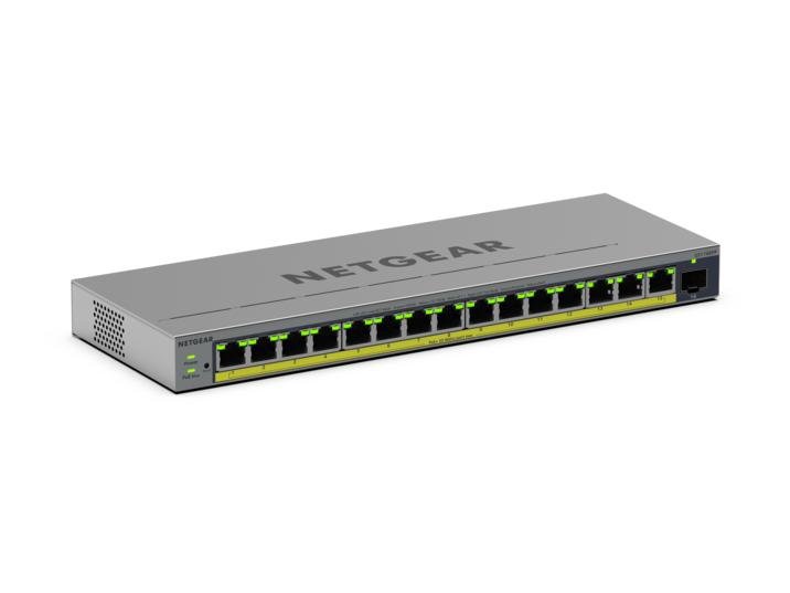 NETGEAR GS116EPP Managed L2/L3 Gigabit Ethernet (10/100/1000) Power over (PoE) Grey GS116EPP-100NAS