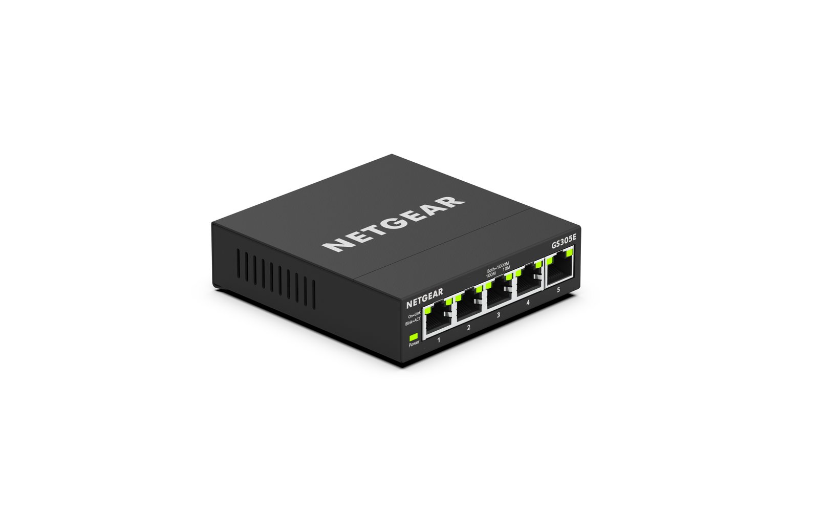 NETGEAR 5-Port Gigabit Ethernet Plus Switch (GS305E) GS305E-100NAS