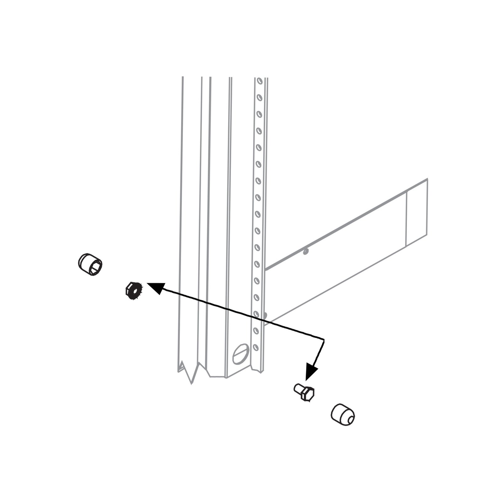 Legrand Av Middle Atlantic Ganging Kit for 10 Racks GANG-10