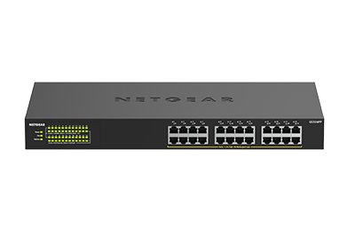 NETGEAR GS324PP Unmanaged Gigabit Ethernet (10/100/1000) Power over (PoE) Black GS324PP-100NAS