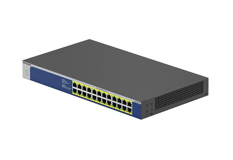 NETGEAR GS524PP Unmanaged Gigabit Ethernet (10/100/1000) Power over (PoE) Grey GS524PP-100NAS