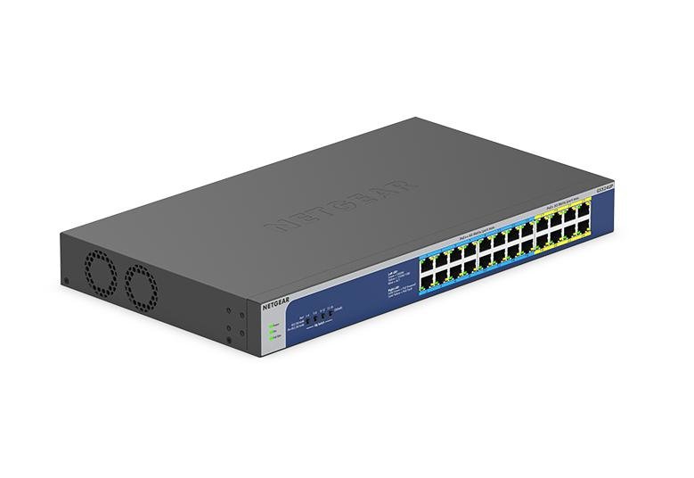 NETGEAR GS524UP Unmanaged Gigabit Ethernet (10/100/1000) Power over (PoE) 1U Grey GS524UP-100NAS