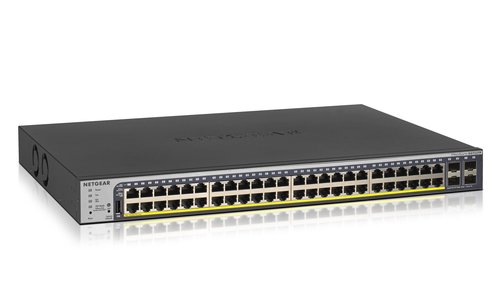 NETGEAR GS752TP Managed L2/L3/L4 Gigabit Ethernet (10/100/1000) Power over (PoE) 1U Black