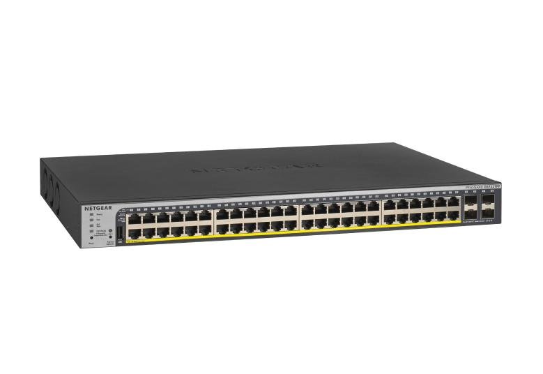 NETGEAR GS752TPP Managed L2/L3/L4 Gigabit Ethernet (10/100/1000) Power over (PoE) 1U Black