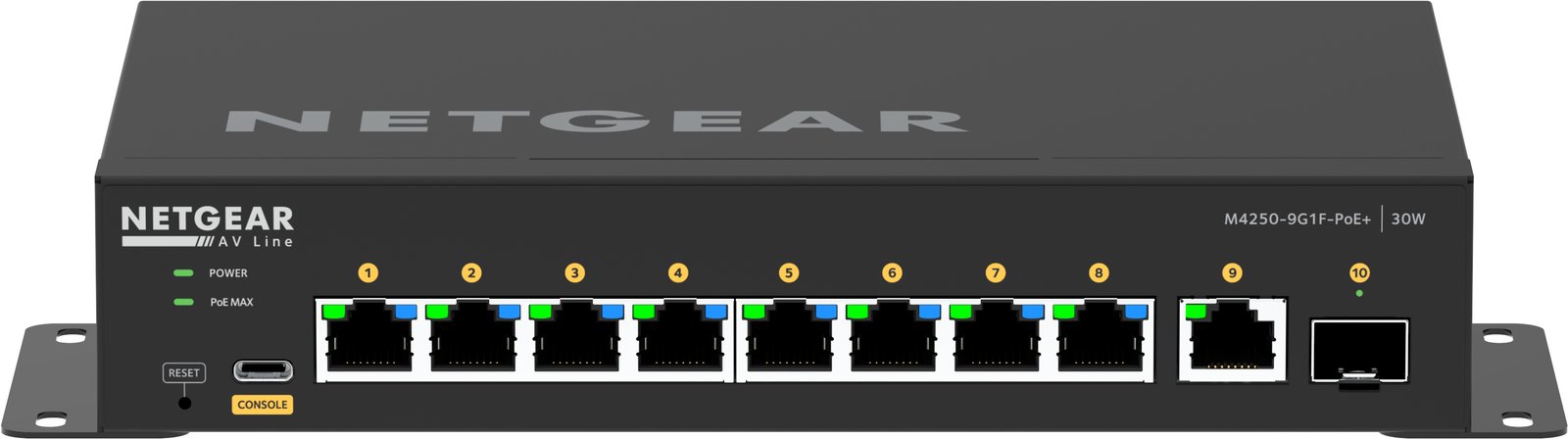 NETGEAR 8x1G PoE+ 110W 1x1G and 1xSFP Managed Switch GSM4210PD-100NAS