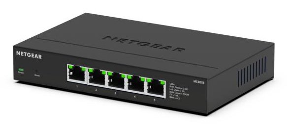 NETGEAR MS305E Unmanaged 2.5G Ethernet (100/1000/2500) Black MS305E-100NAS