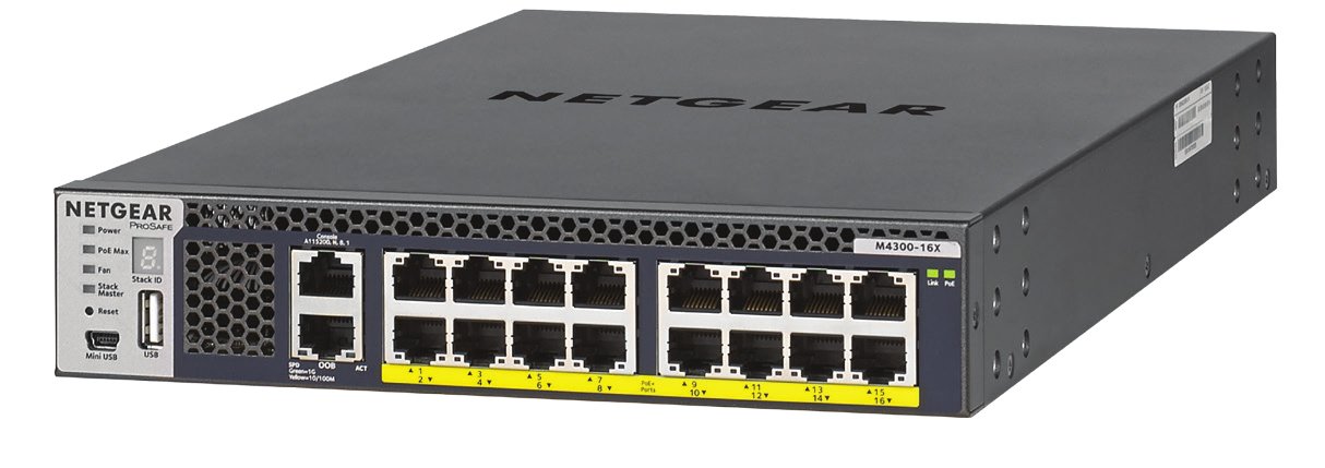 NETGEAR XSM4316PB Managed L3 10G Ethernet (100/1000/10000) Power over (PoE) 1U Black
