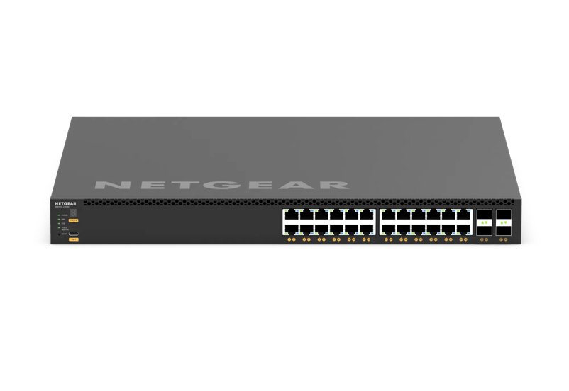 NETGEAR M4350-24X4V Managed L3 10G Ethernet (100/1000/10000) Power over (PoE) 1U Black