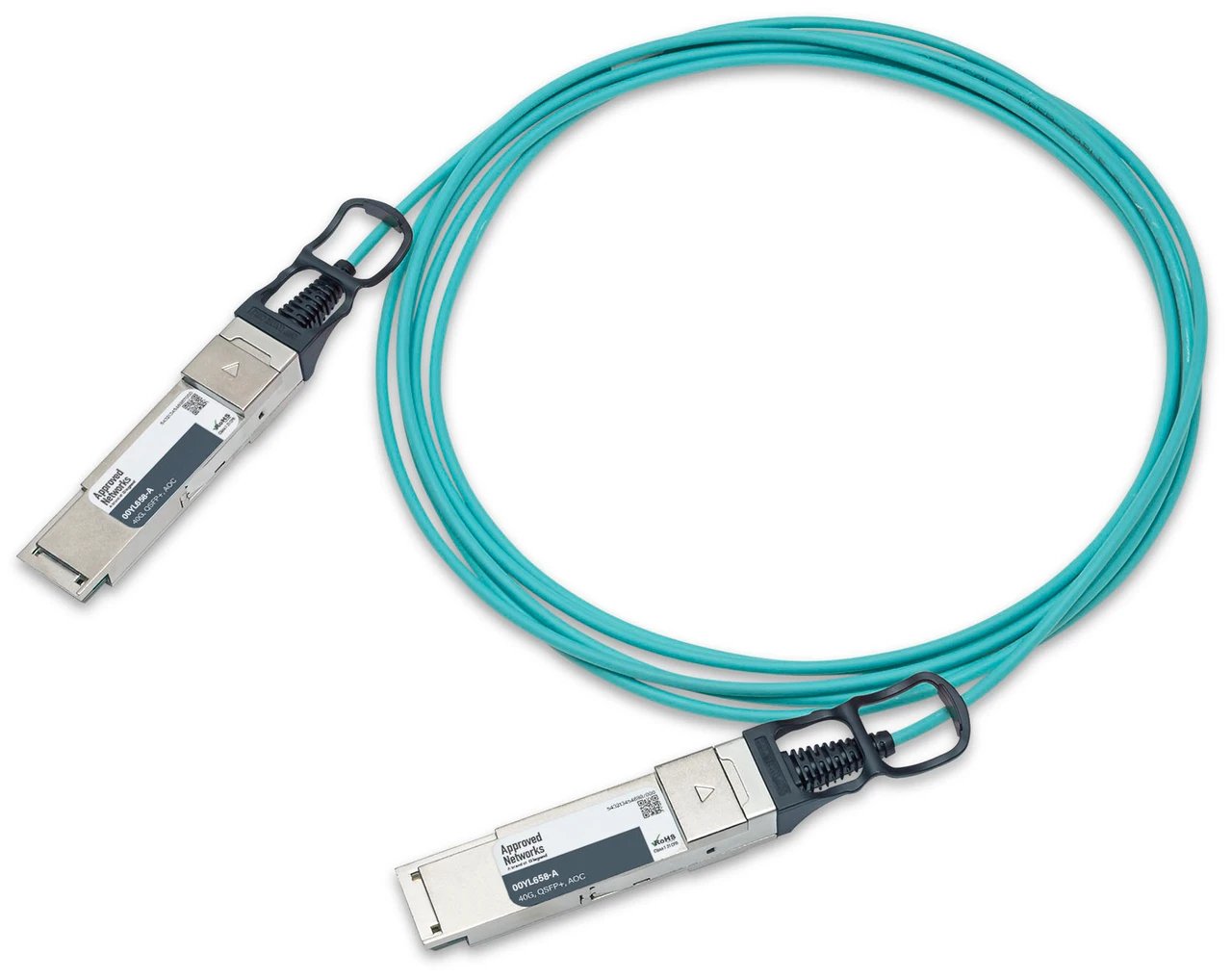 Legrand 00YL658-A InfiniBand/fibre optic cable 7 m QSFP+ AOC Aqua colour