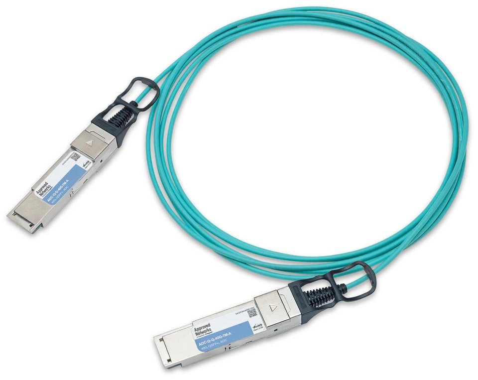 Legrand AOC-Q-Q-40G-7M-A InfiniBand/fibre optic cable QSFP+ Aqua colour