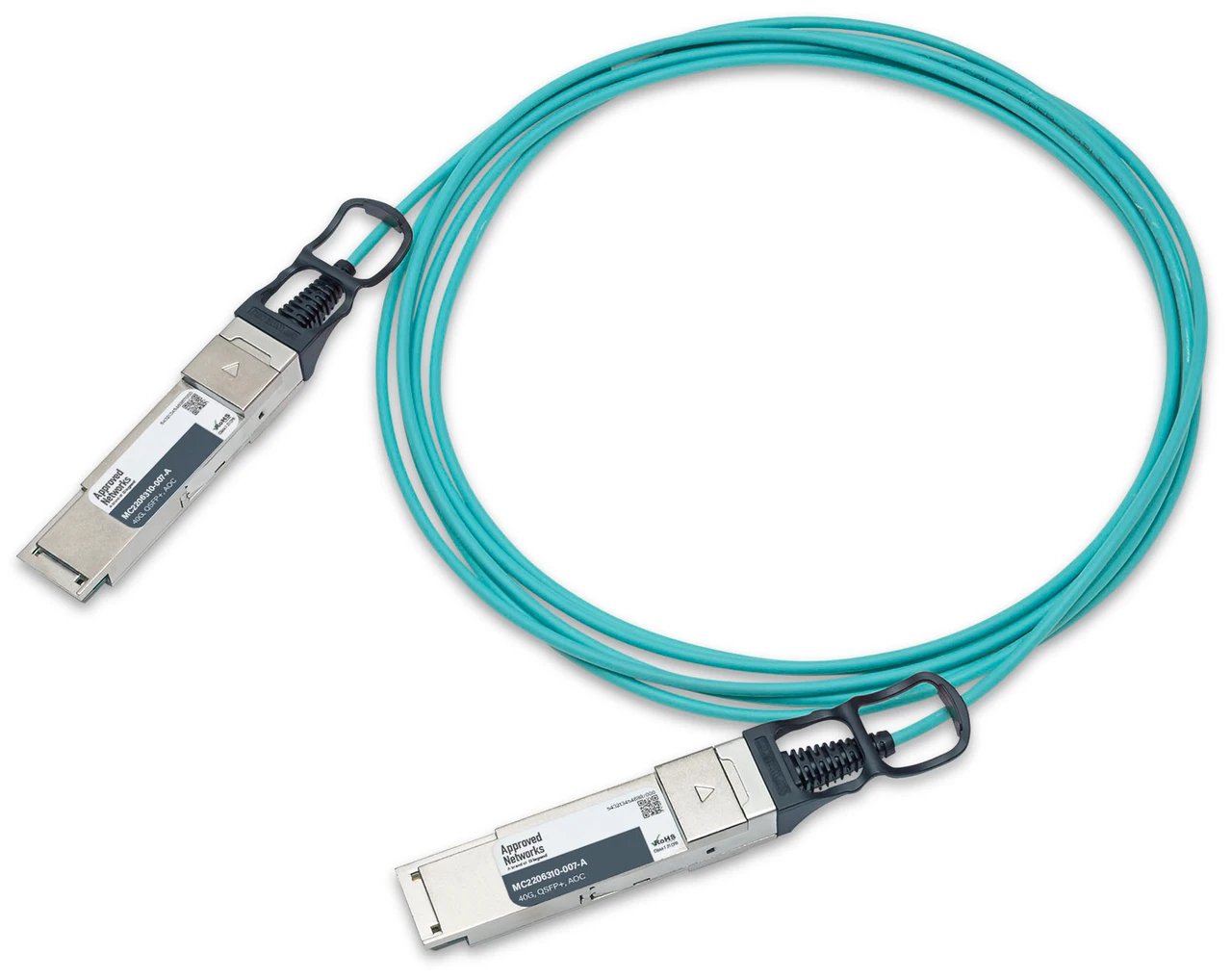 Legrand MC2206310-007-A InfiniBand/fibre optic cable 7 m QSFP+ AOC Aqua colour