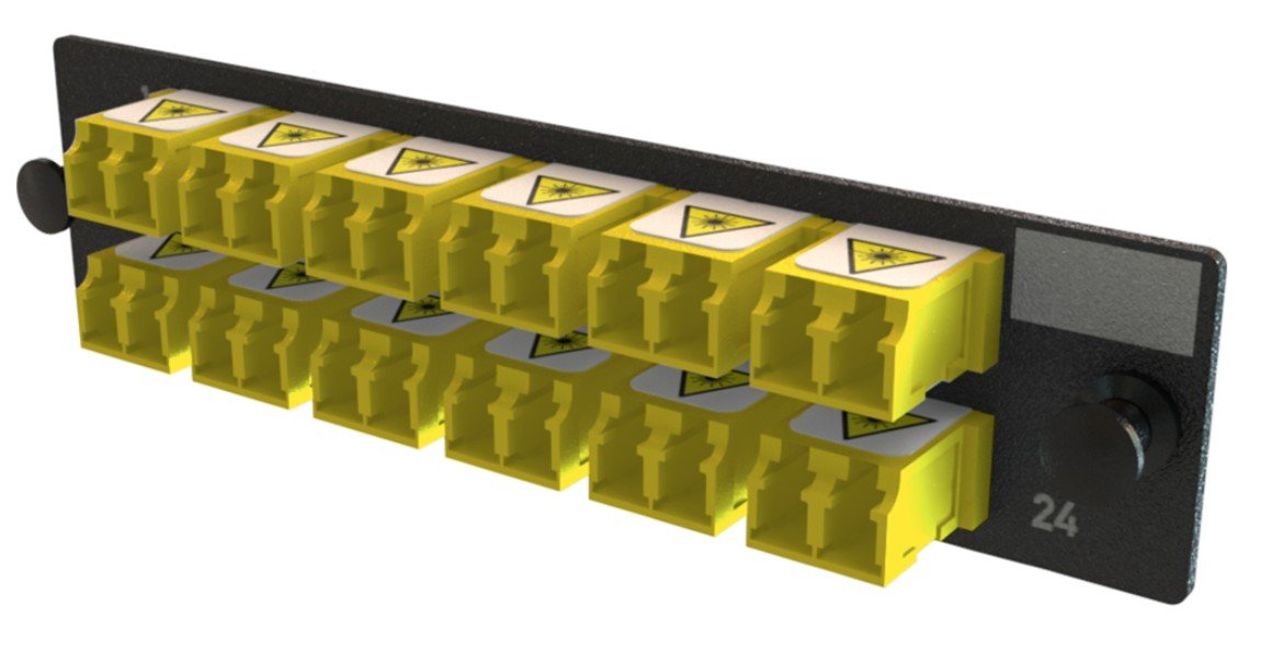 Legrand Q-Series fibre optic adapter LC 1 pc(s) Black, Yellow OFP-LCD24YC-C