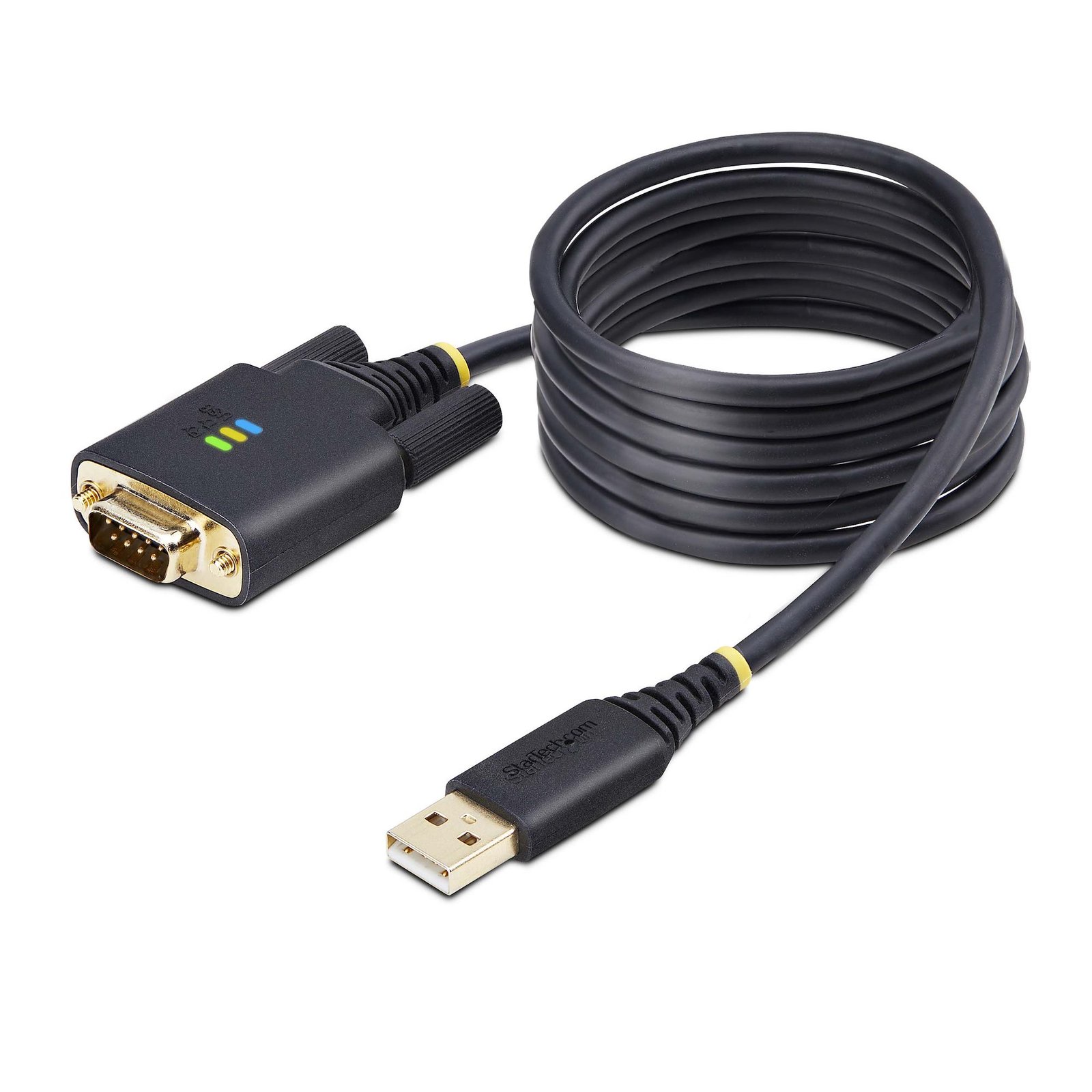Startech Canada StarTech.com 6.6ft (2m) USB to Serial Adapter Cable, COM Retention, Interchangeable 1P6FFC-USB-SERIAL